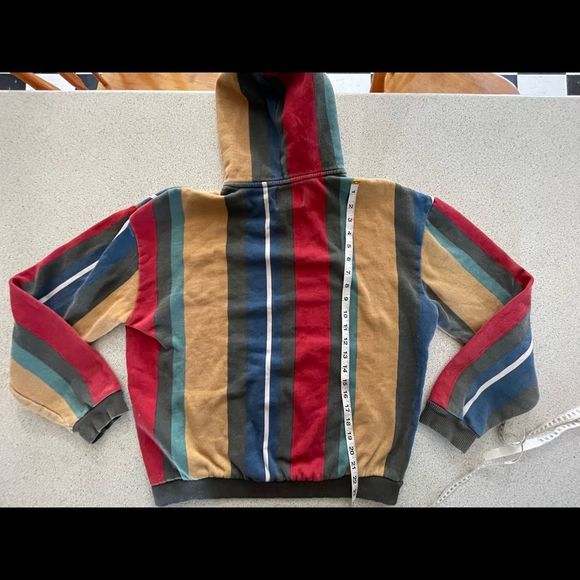 Urban Outfitters multi coloured striped hoodie - Picture 2 of 8